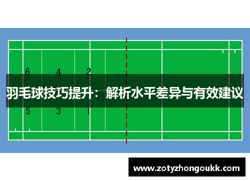 羽毛球技巧提升：解析水平差异与有效建议